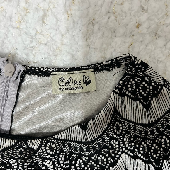 Celine by Champion Womens Sleeveless Basic Dress Size S black and grey - Picture 10 of 13